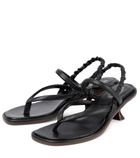 Tod's - Slingback leather thong sandals