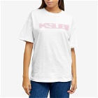 Ksubi Women's Hyper Sott Logo T-Shirt in White