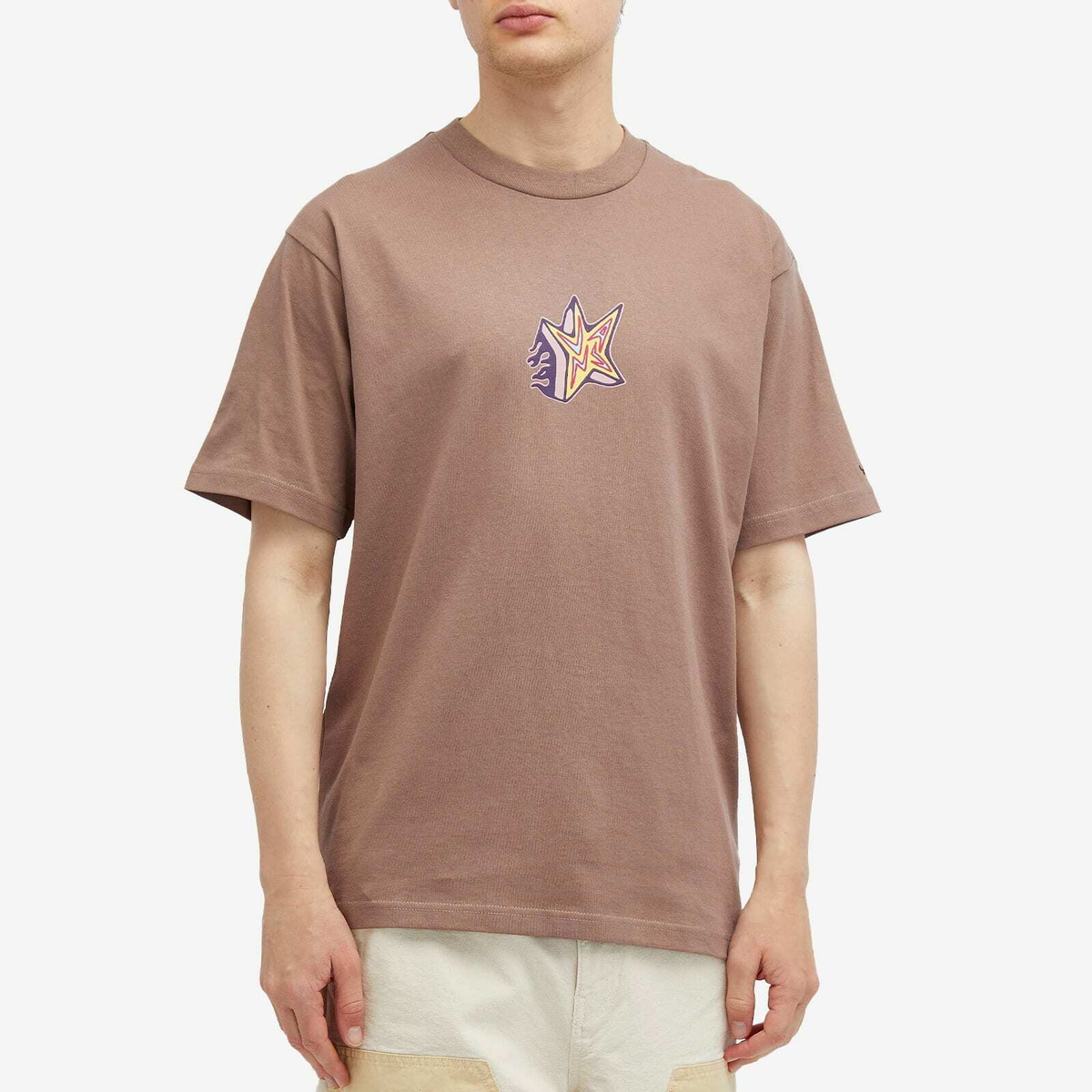 Vans Men's Skate Star SS T-Shirt in Deep Taupe