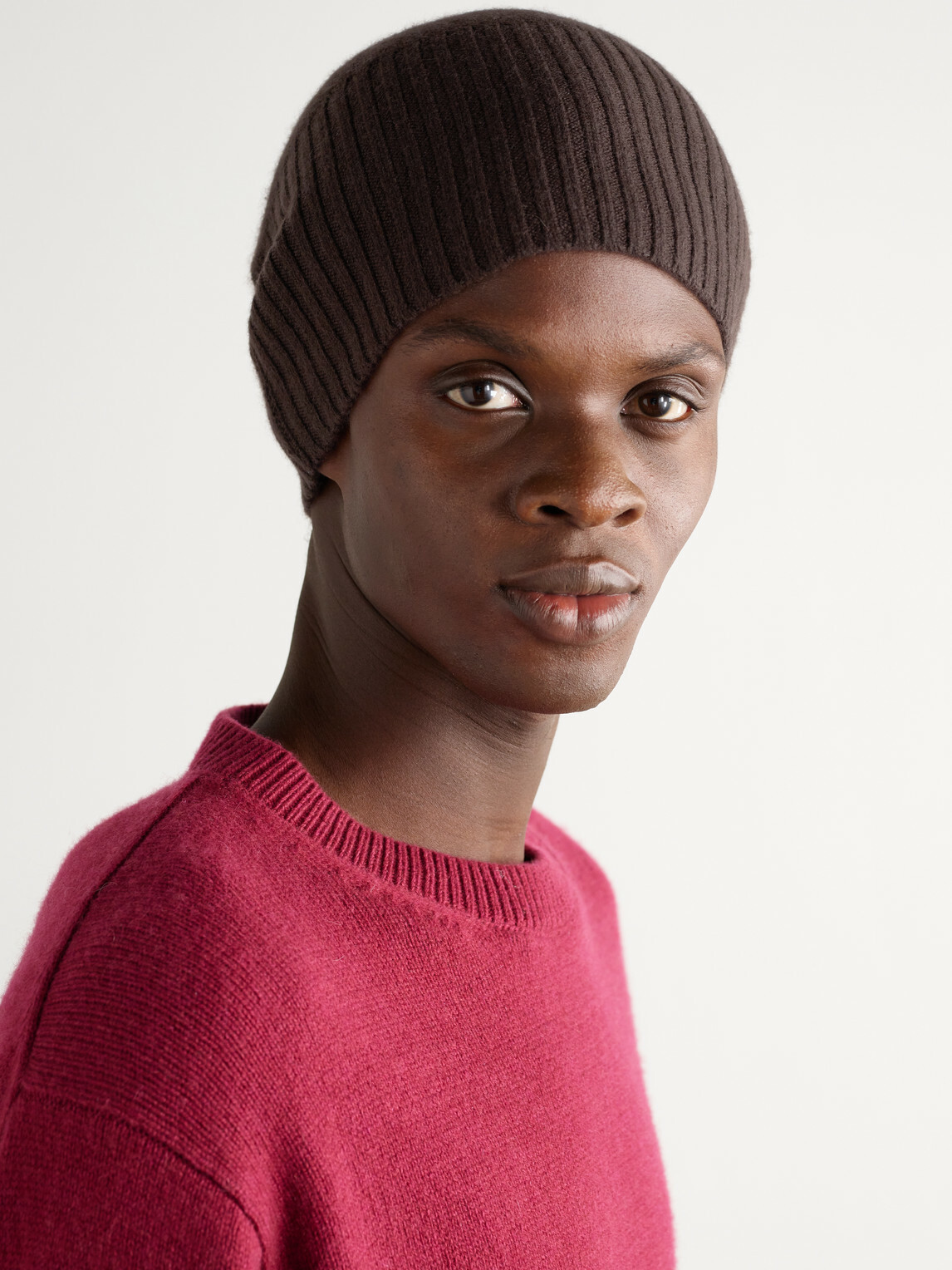 Allude - Ribbed Cashmere Beanie