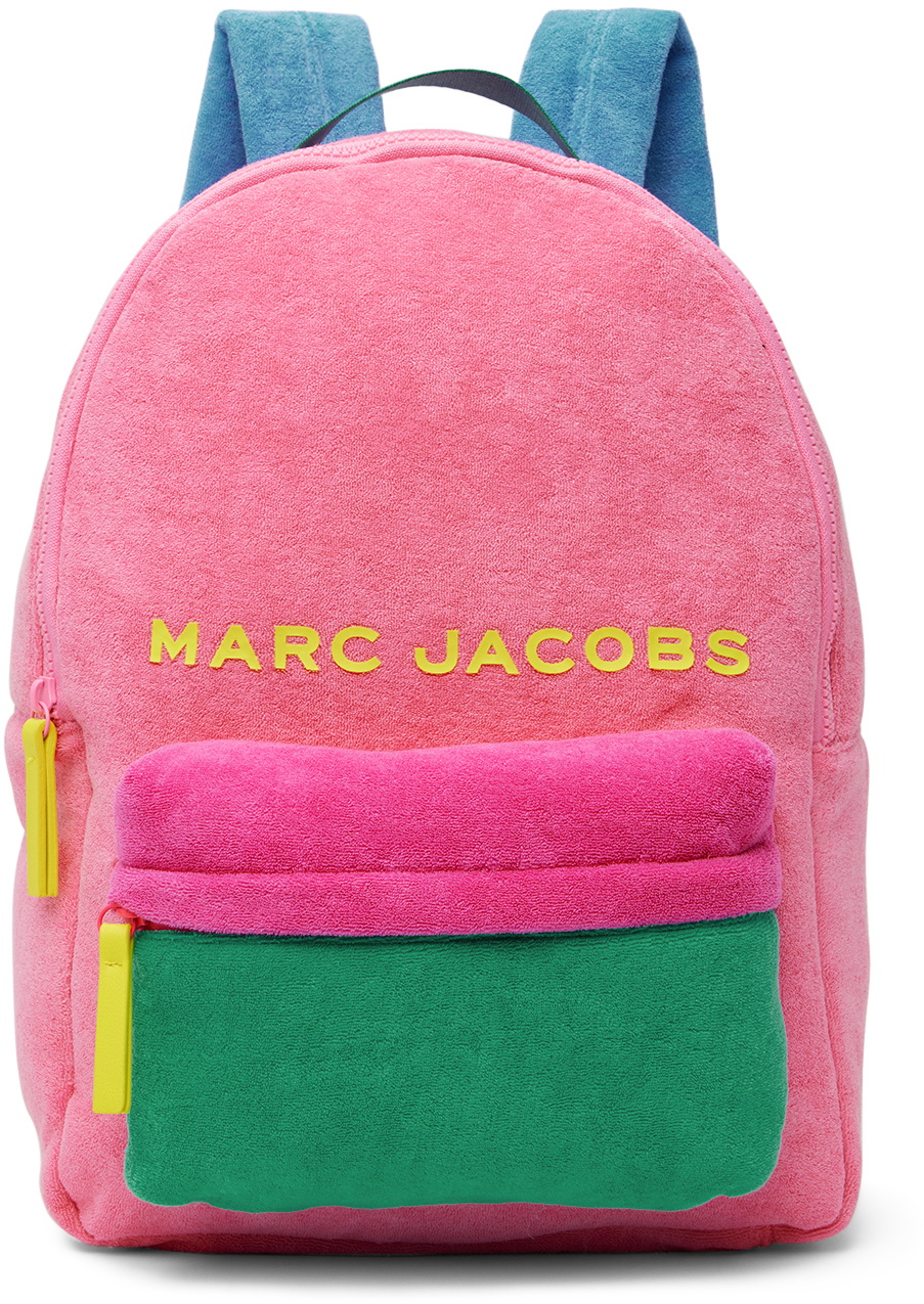 Marc Jacobs Kids Pink Printed Backpack Marc Jacobs