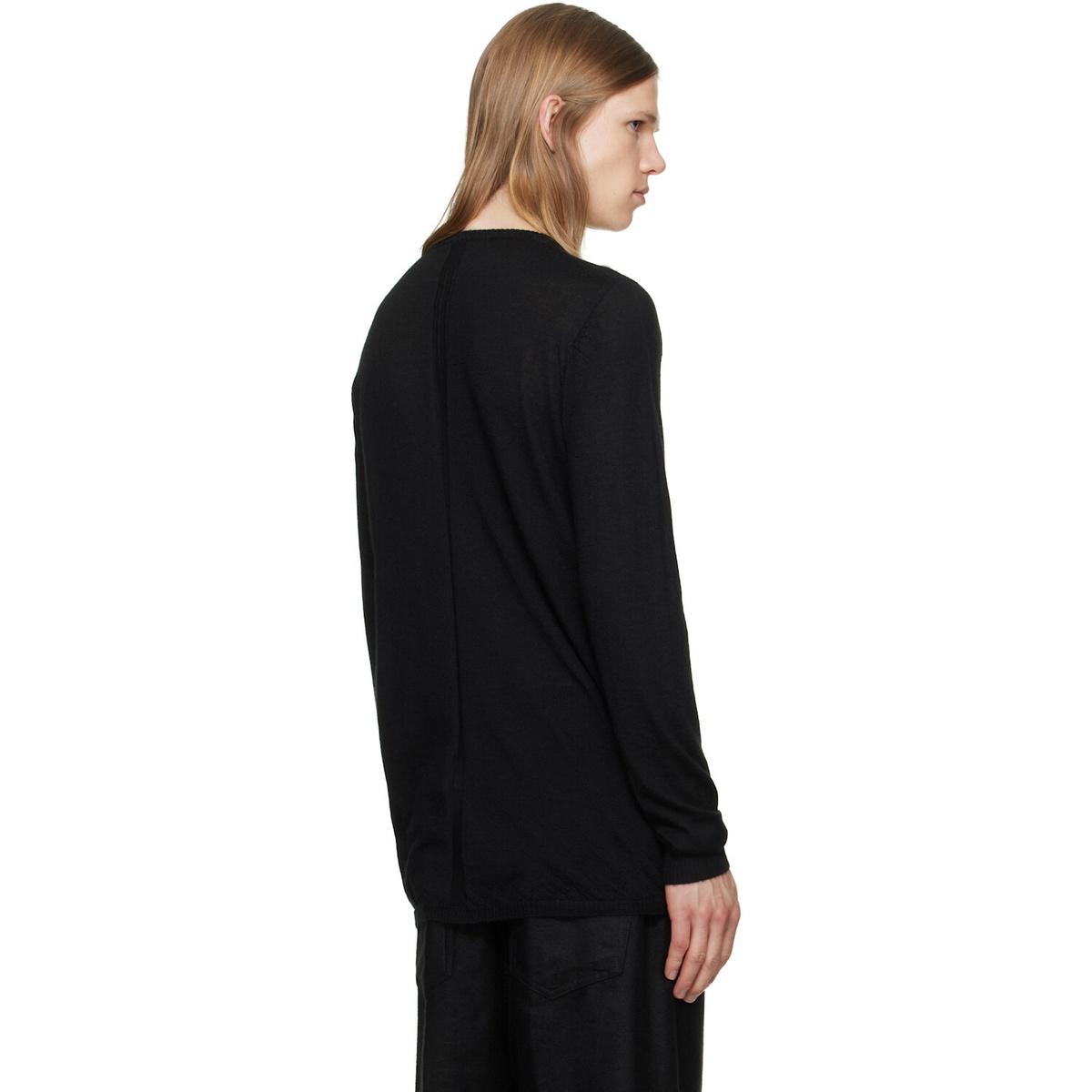 Rick Owens Black Tower Biker Level Sweater