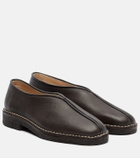 Lemaire Piped leather loafers
