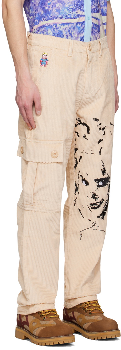 KidSuper Beige 'The Con Artist' Cargo Pants