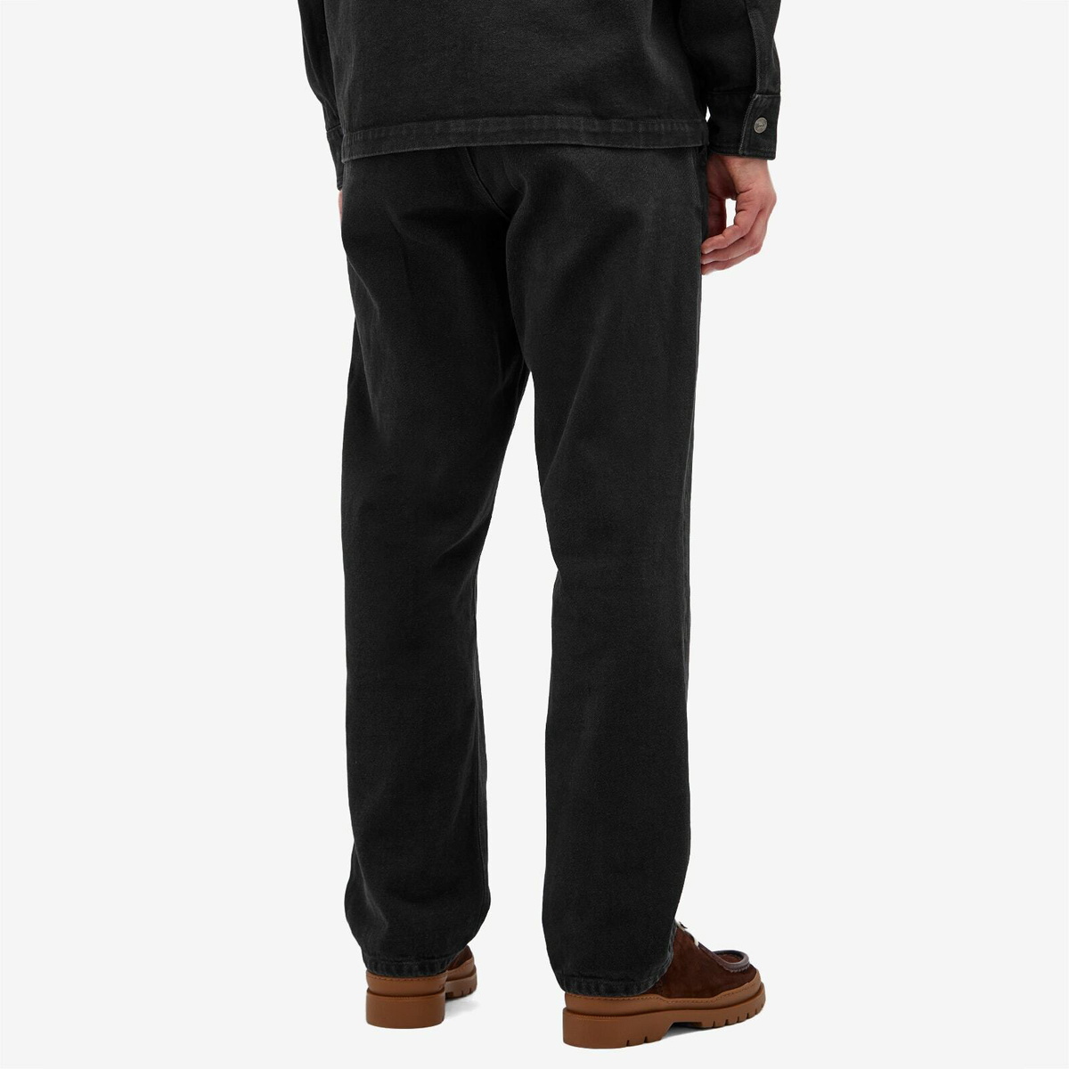 Foret Men's Clay Denim Pants in Washed Black