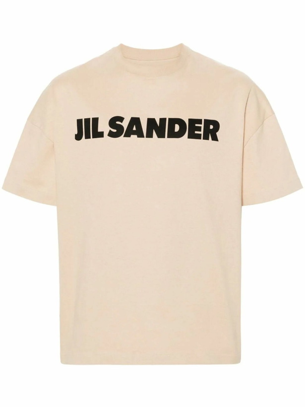 Photo: Jil Sander Logo Printed Crewneck T-shirt