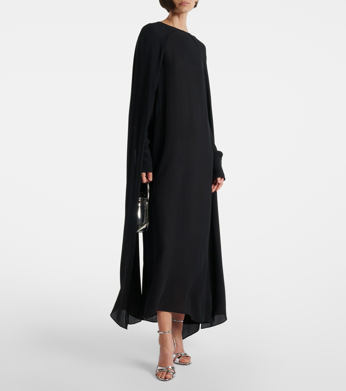 Plan C Georgette midi dress