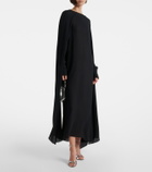 Plan C Georgette midi dress