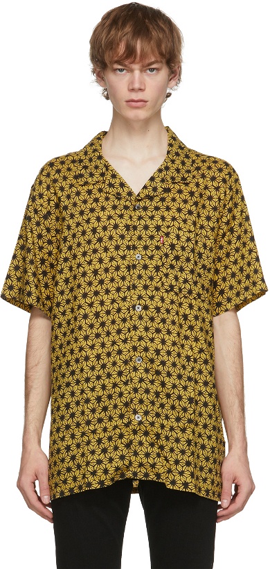 Photo: Levi's Yellow & Black Star Fruit Cubano Short Sleeve Shirt