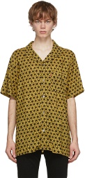 Levi's Yellow & Black Star Fruit Cubano Short Sleeve Shirt
