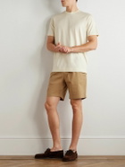 Boglioli - Straight-Leg Cotton-Blend Twill Bermuda Shorts - Brown