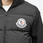 Moncler Men's Down Knit Jacket in Black