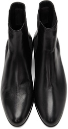 Saint Laurent Black Steve 45 Chelsea Boots