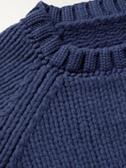 A.P.C. - Ethan Ribbed Wool Sweater - Blue