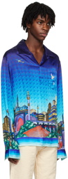 Casablanca Blue 'The Night View' Shirt