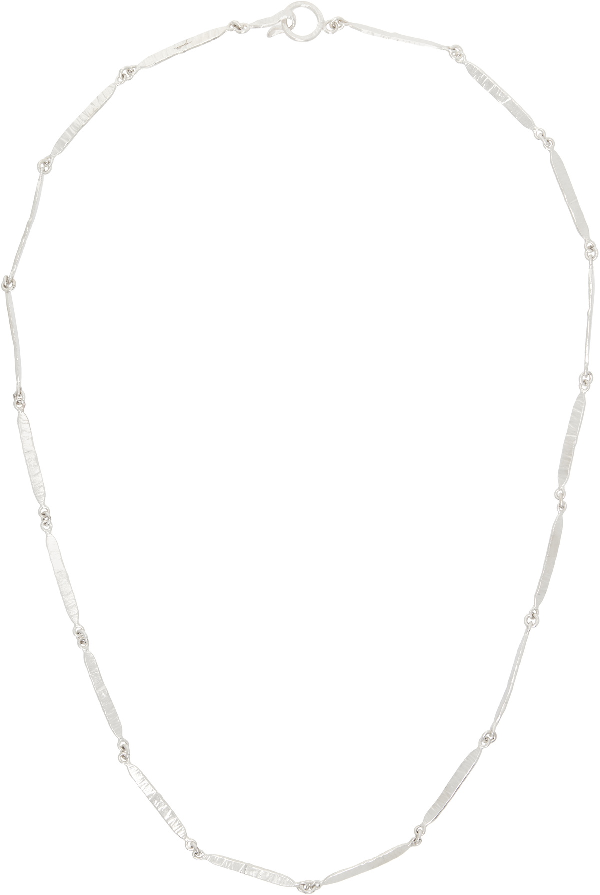 Youth Silver Bar Chain Necklace