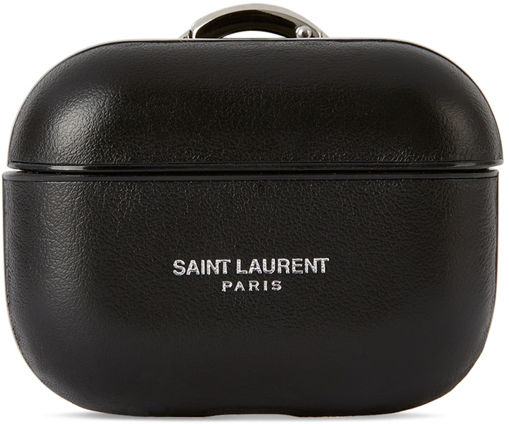 Photo: Saint Laurent Black Logo AirPods Pro Case