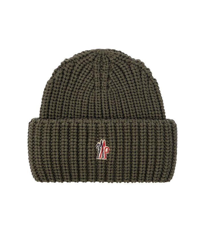 Photo: Moncler Grenoble Ribbed-knit virgin wool beanie