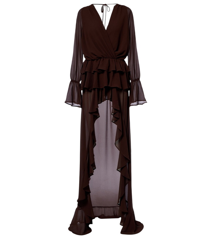 Photo: Bananhot Giselle asymmetric tiered maxi dress