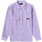 Stan Ray Men's CPO Overshirt in Mauve Cord