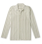 Oliver Spencer Loungewear - Striped Organic Cotton Pyjama Shirt - Green