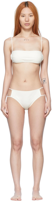 Photo: Courrèges SSENSE Exclusive Off-White Nylon Bikini