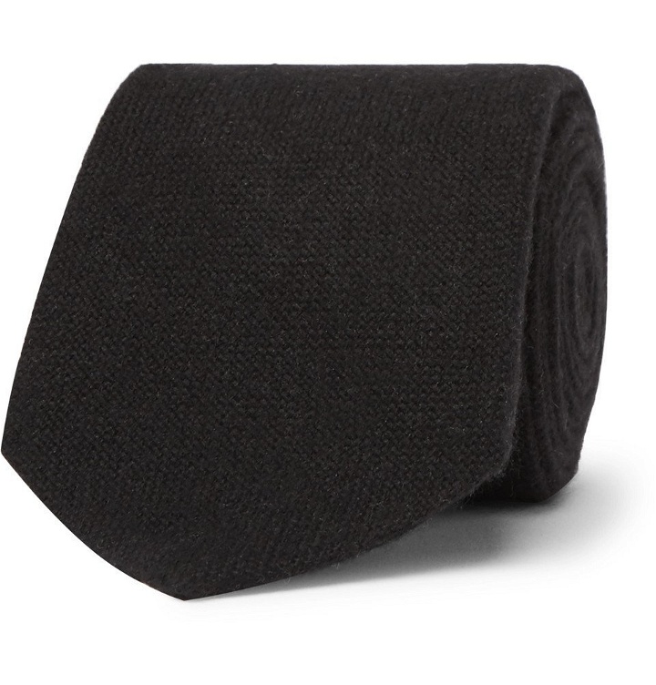Photo: TOM FORD - 8cm Cashmere, Wool and Silk-Blend Tie - Men - Black