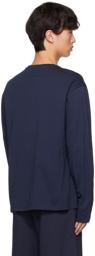 A.P.C. Navy Frankie Long Sleeve T-Shirt