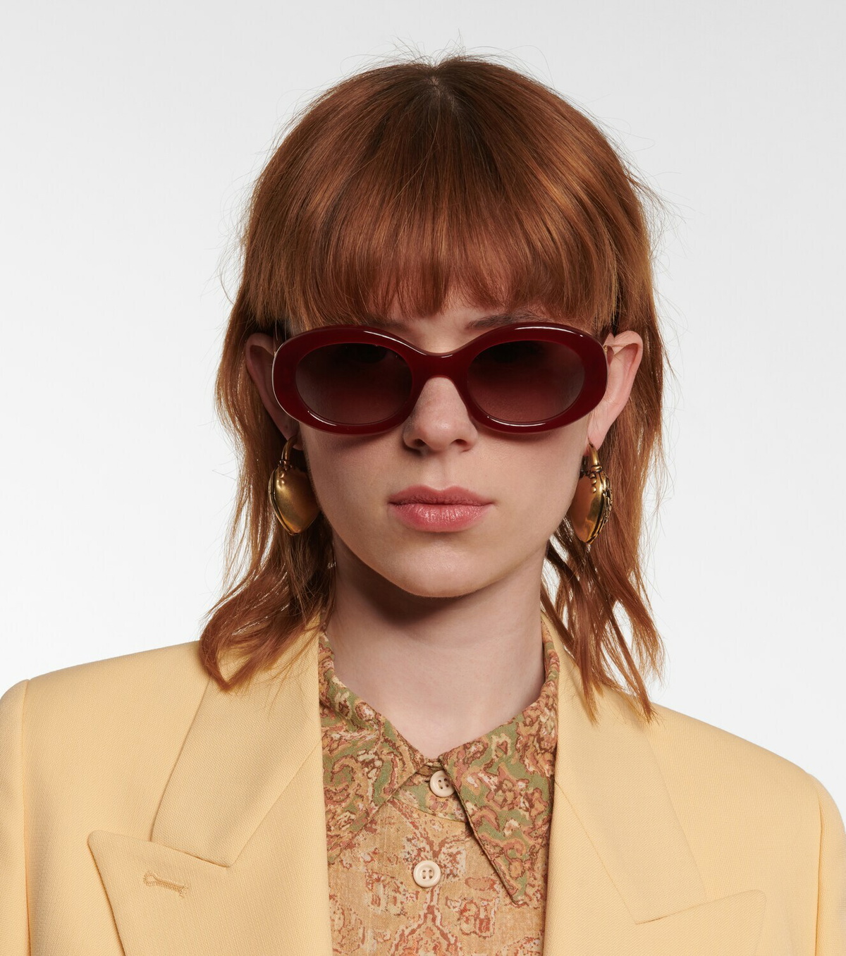 Celine Eyewear Triomphe 01 round sunglasses Celine