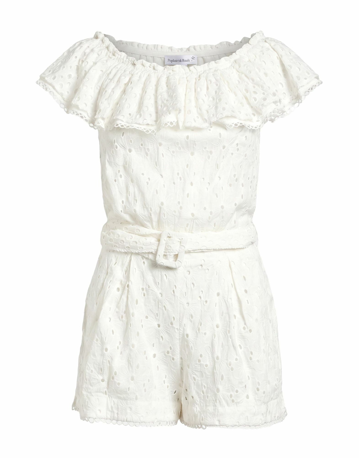 Poupette St Barth Womens Playsuit in White