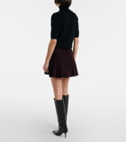 Stouls Mila suede miniskirt