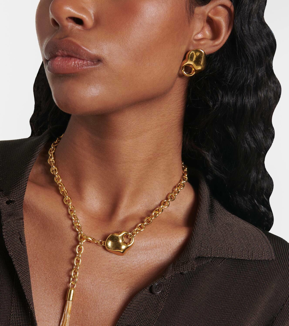 Tom Ford Amor cutout earrings