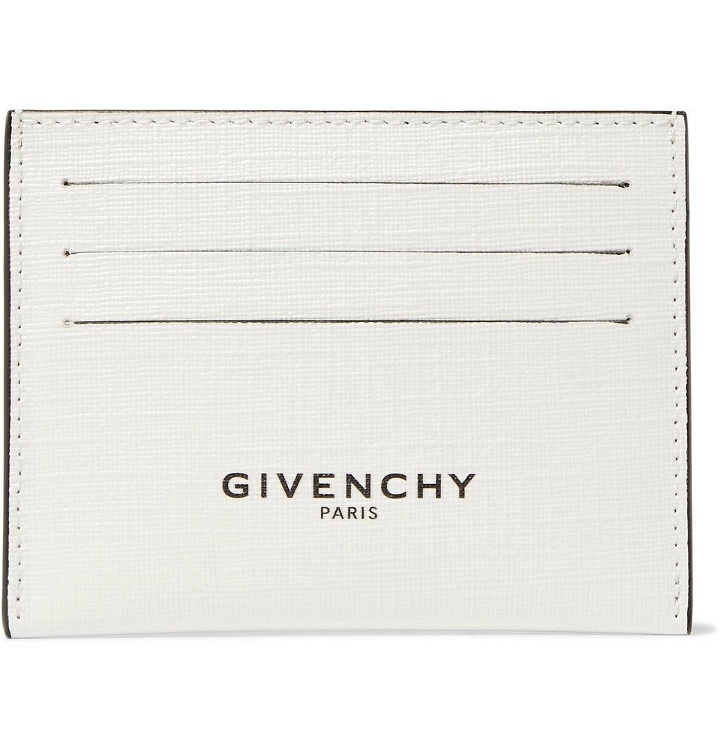 Photo: Givenchy - Glow-in-the-Dark Logo-Print Coated-Canvas Cardholder - White