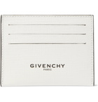 Givenchy - Glow-in-the-Dark Logo-Print Coated-Canvas Cardholder - White