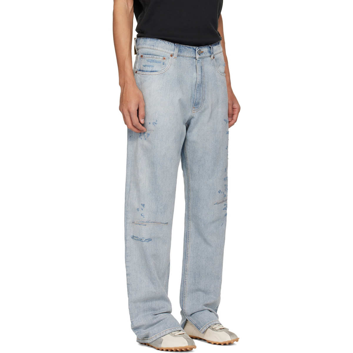 MM6 Maison Margiela Blue 5 Pockets Jeans