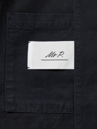 Mr P. - Garment-Dyed Cotton-Twill Blazer - Blue