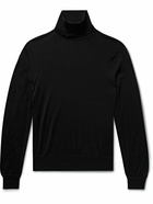 TOM FORD - Cashmere and Silk-Blend Rollneck Sweater - Black