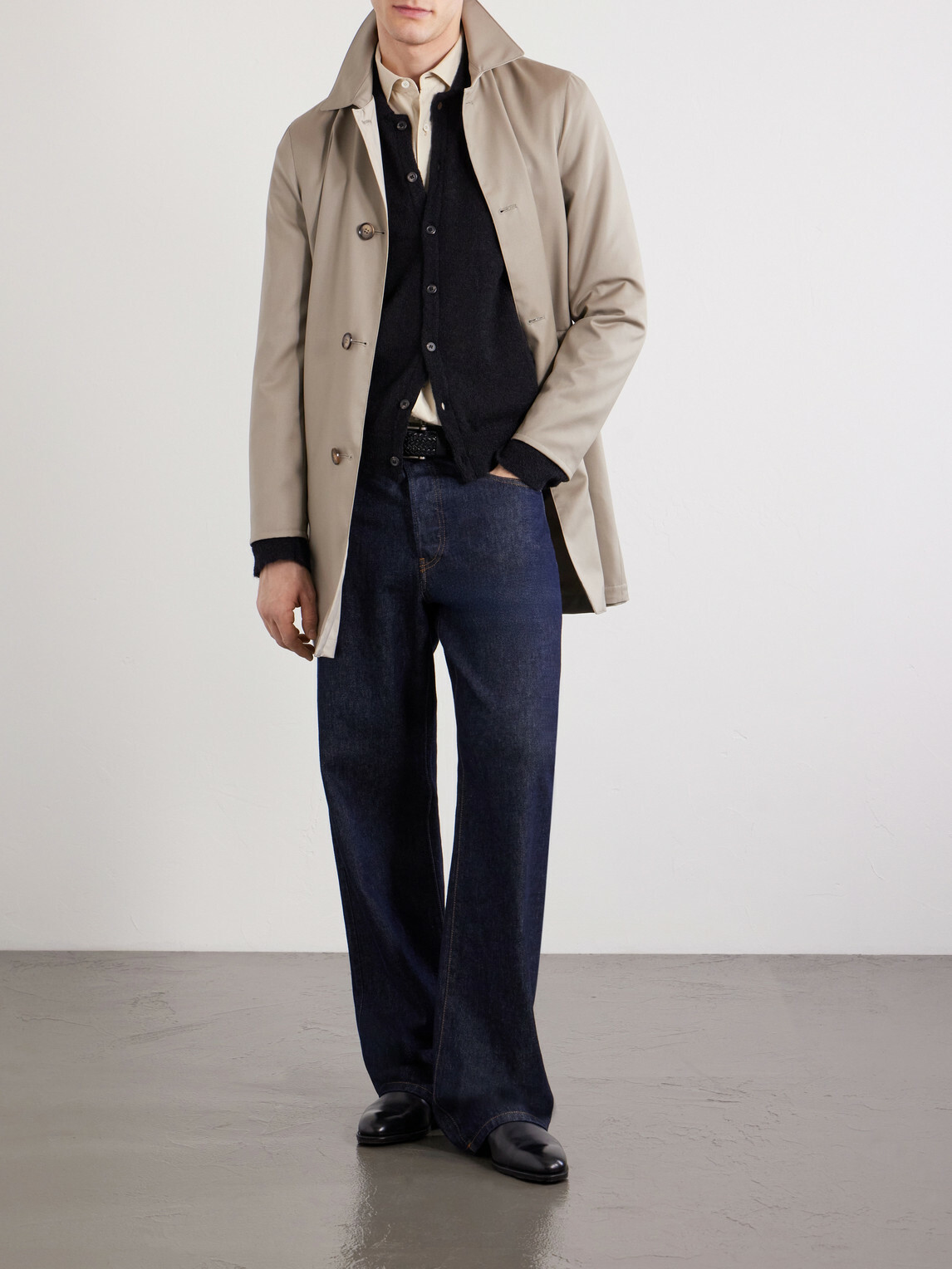 Thom Sweeney - Reversible Wool-Twill Coat - Neutrals