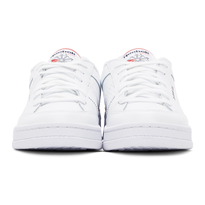 White Red Reebok Reebok Classics White and Red AD Court Sneakers Reebok Classics