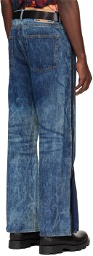 Diesel Blue D-Rise 0pgax Jeans