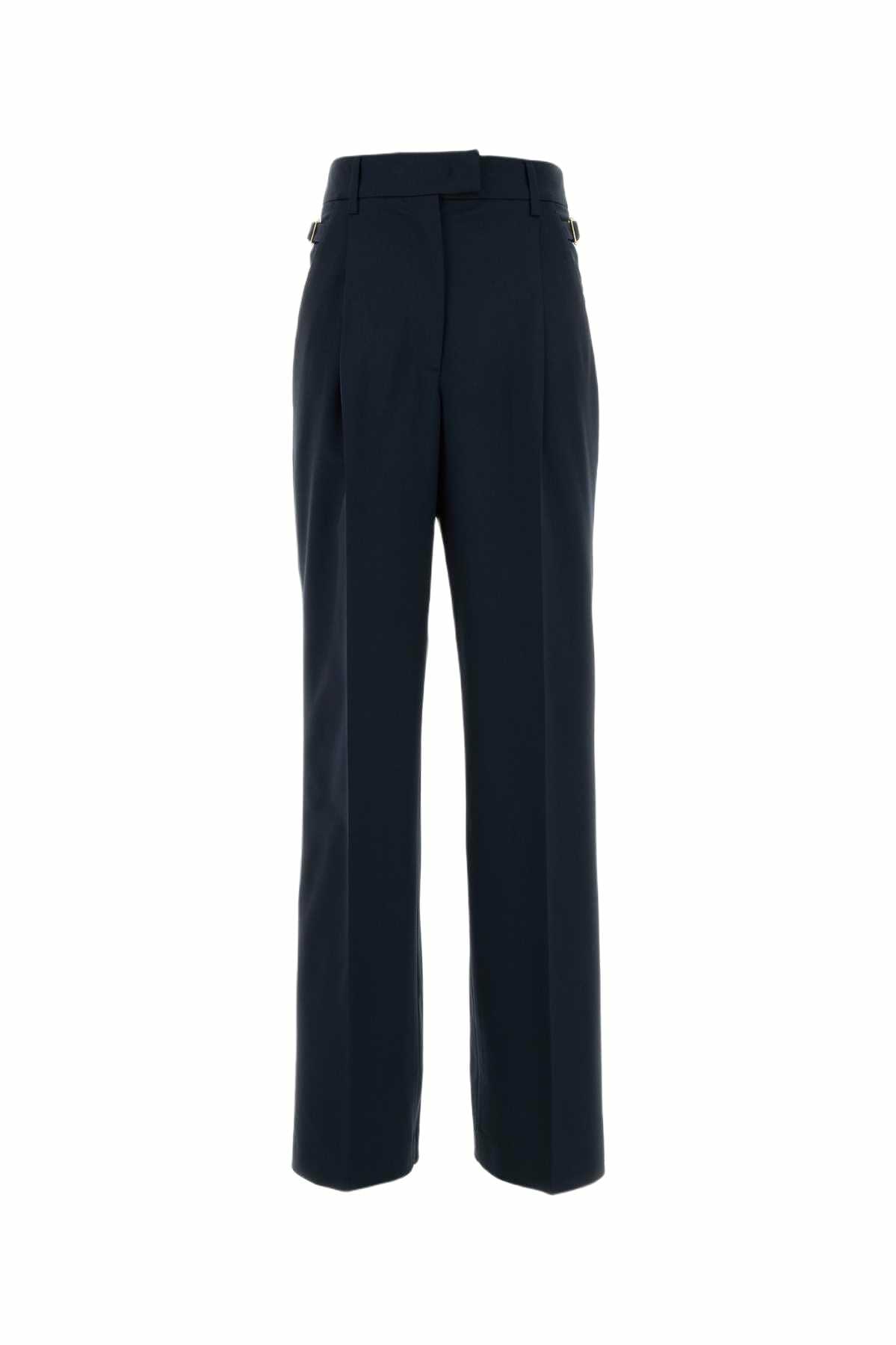 PT Torino Dark Blue Stretch Wool Isabel Pant