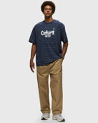 Carhartt Wip S/S Orlean Spree T Shirt Blue - Mens - Shortsleeves