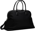 Nothing Written Black Nylon Boston Tote