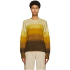 Isabel Marant Etoile Yellow and Brown Drussel Sweater