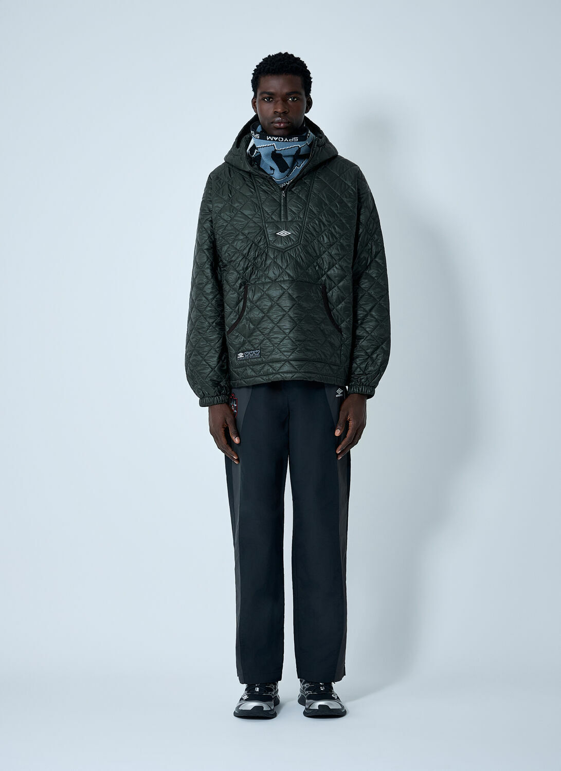Umbro Quilted Masked Anorak Jacket