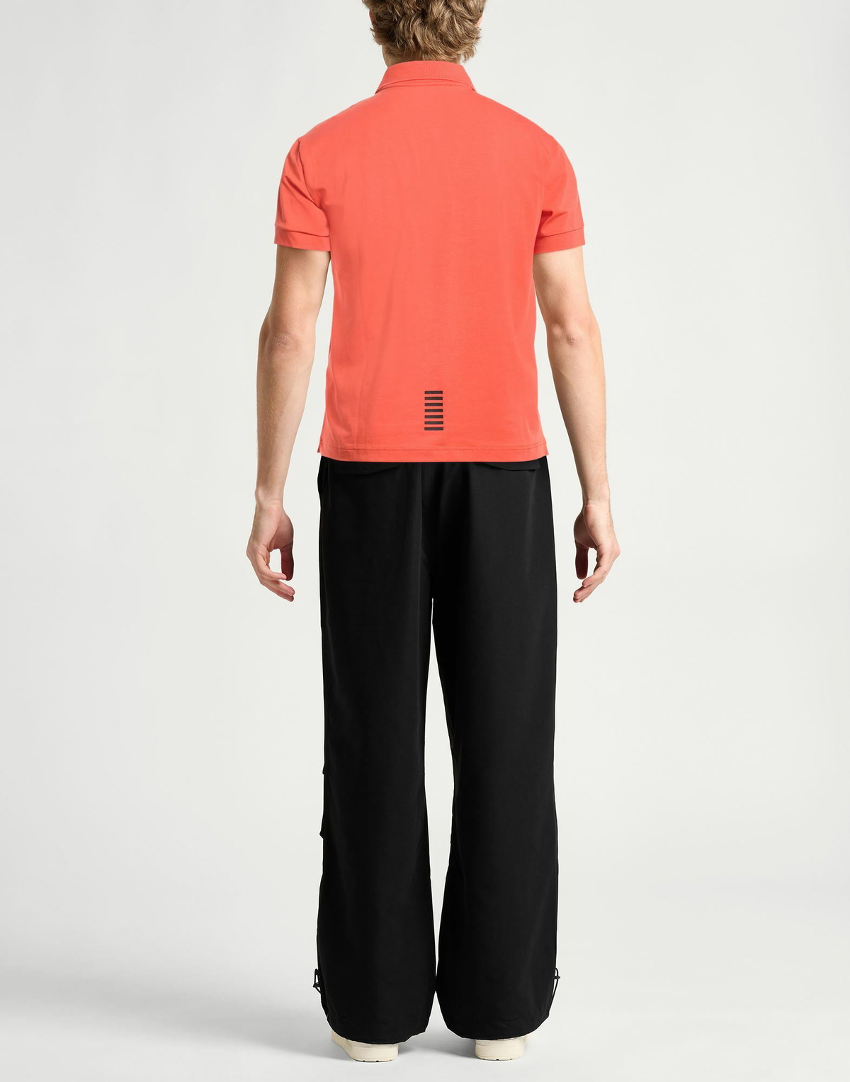 Ea7 Mens Polo shirt in Orange