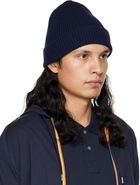 Paul Smith Navy Cashmere Beanie