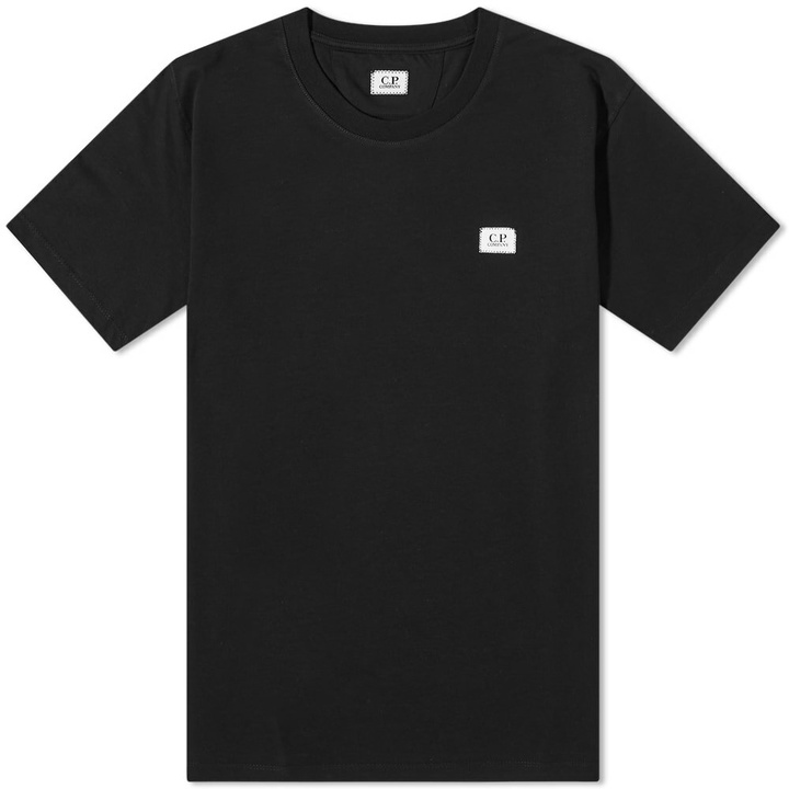 Photo: C.P. Company Men's Patch Logo T-Shirt in Black