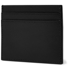 SAINT LAURENT - Pebble-Grain Leather Cardholder - Black