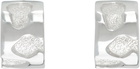 Ellie Mercer Silver Texture Hoop Earrings